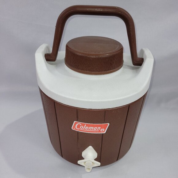 Coleman Water Jug Cooler 1 Gallon Vintage Camping Drink Thermos - Picture 1 of 1